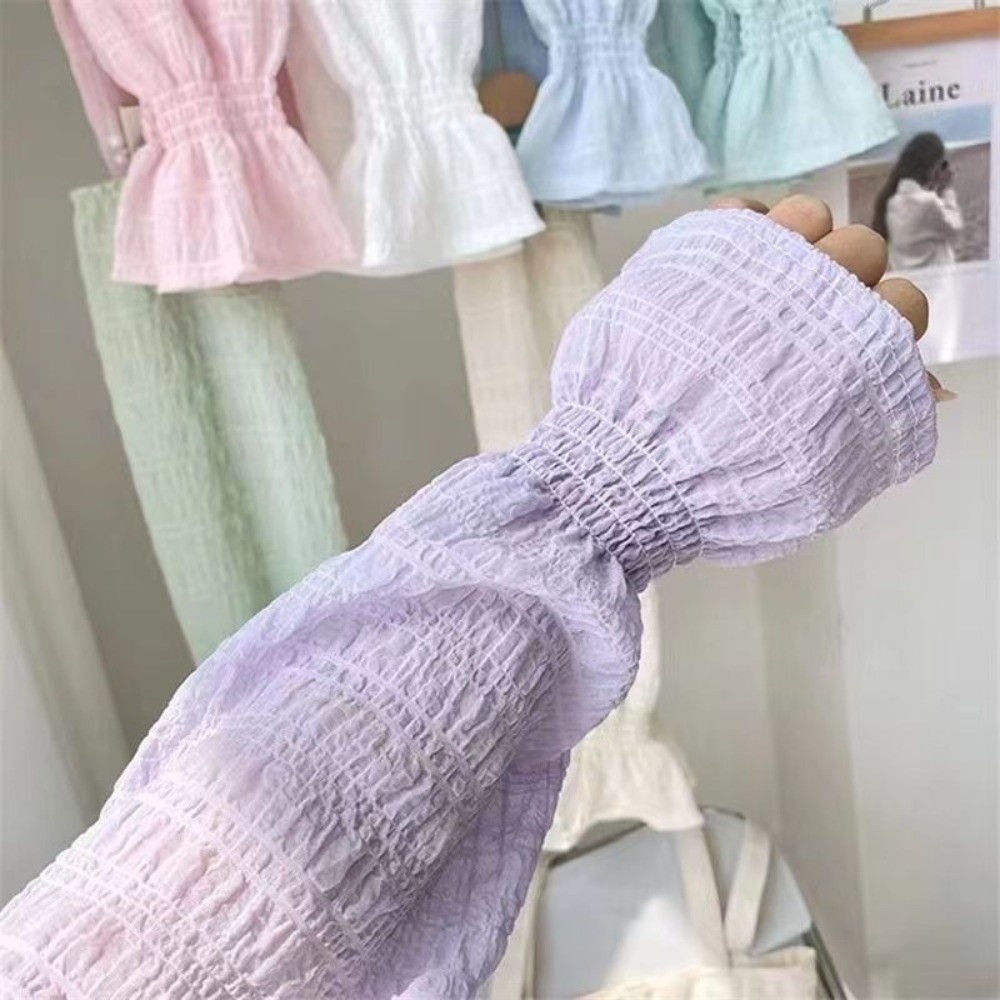 Fingerless Glove Knit - Luvas de Verão para Proteção Solar