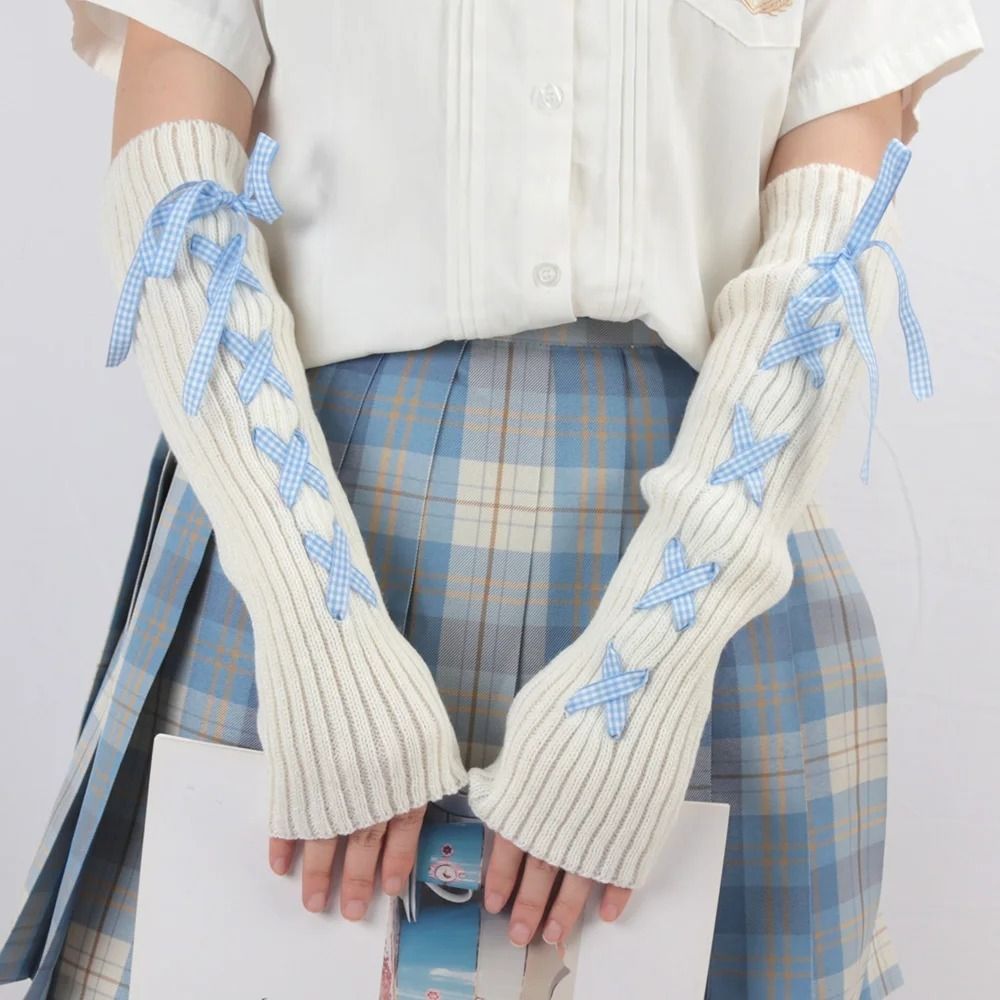 Fingerless Glove Knit - Novidade 2024: Luvas de Malha Sem