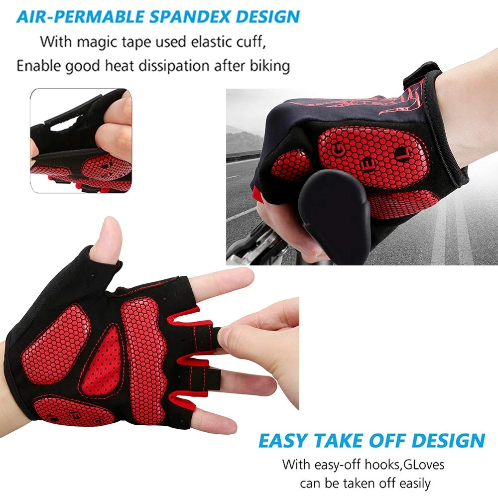 1 Par de Luvas de Ciclismo, Lu - Workout Glove Gym avaliação e preço