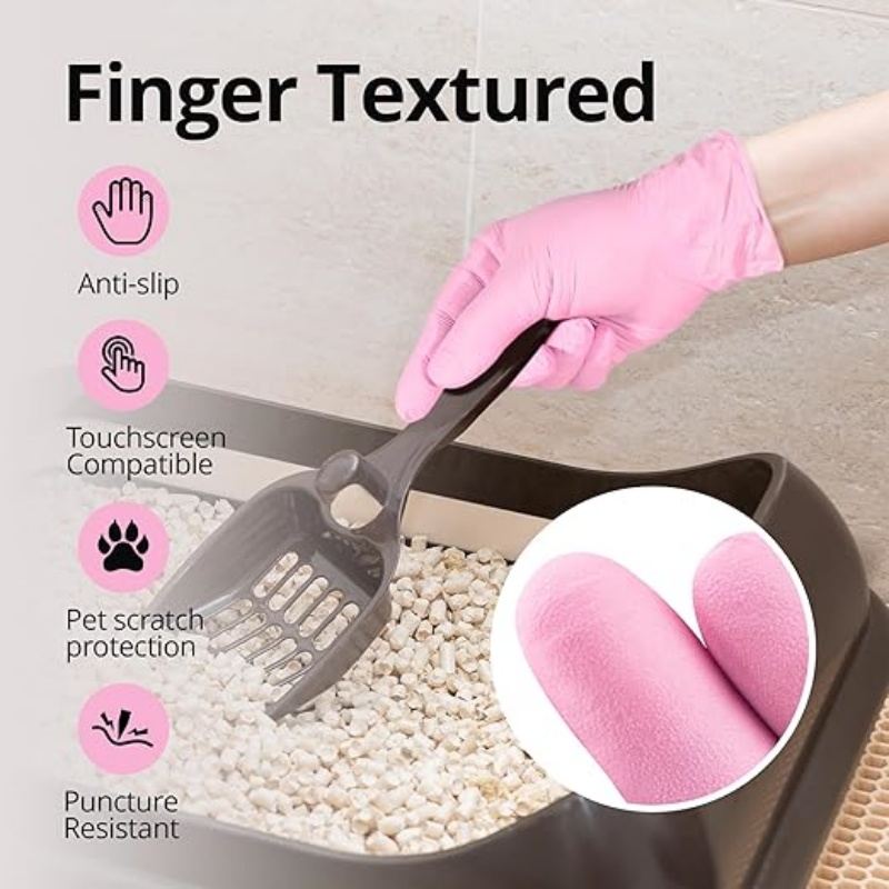 100-200PCS Luvas Descartáveis  - Rubber Glove Cleaning avaliação e preço