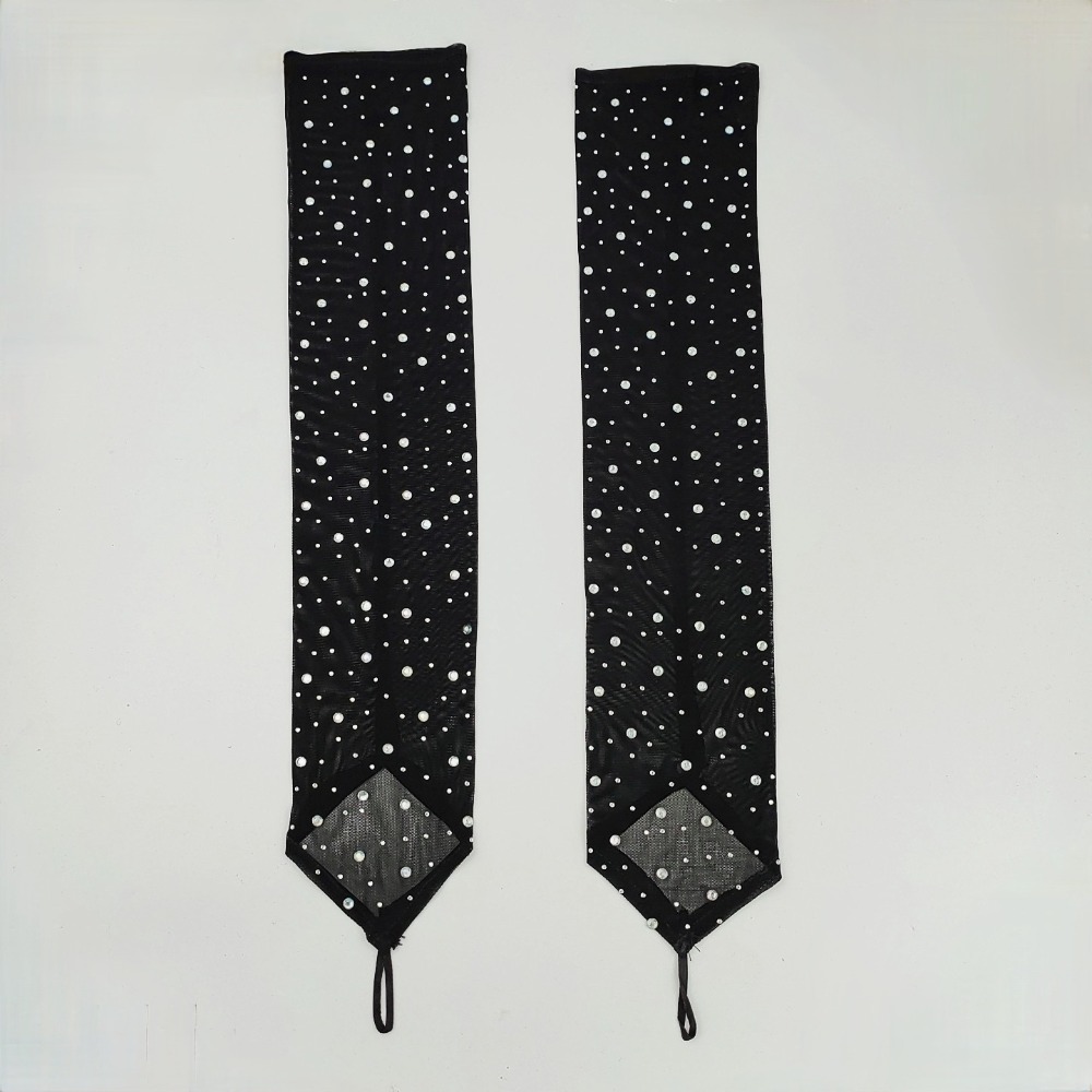 1 Par de Luvas de Malha com St - Fingerless Glove Knit avaliação e preço