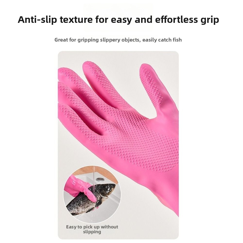 Novas Luvas de Limpeza Rosa, G - Rubber Glove Cleaning avaliação e preço