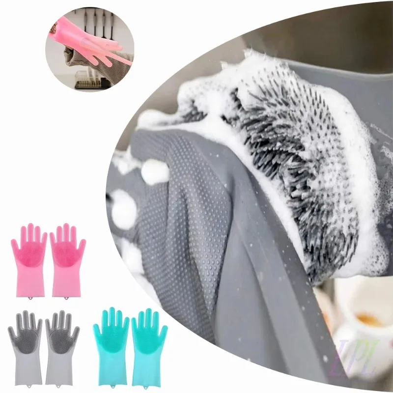 1pc luvas de lavagem de louça  - Dish Glove Rubber avaliação e preço