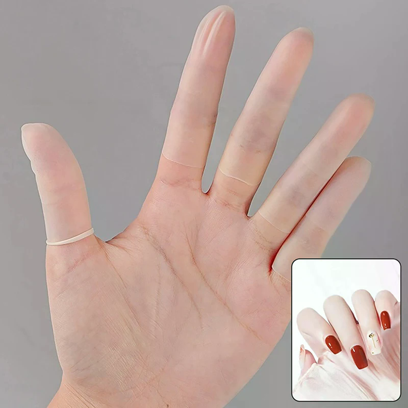 100/200PCS Protetores de Dedo  - Latex Disposable Glove avaliação e preço