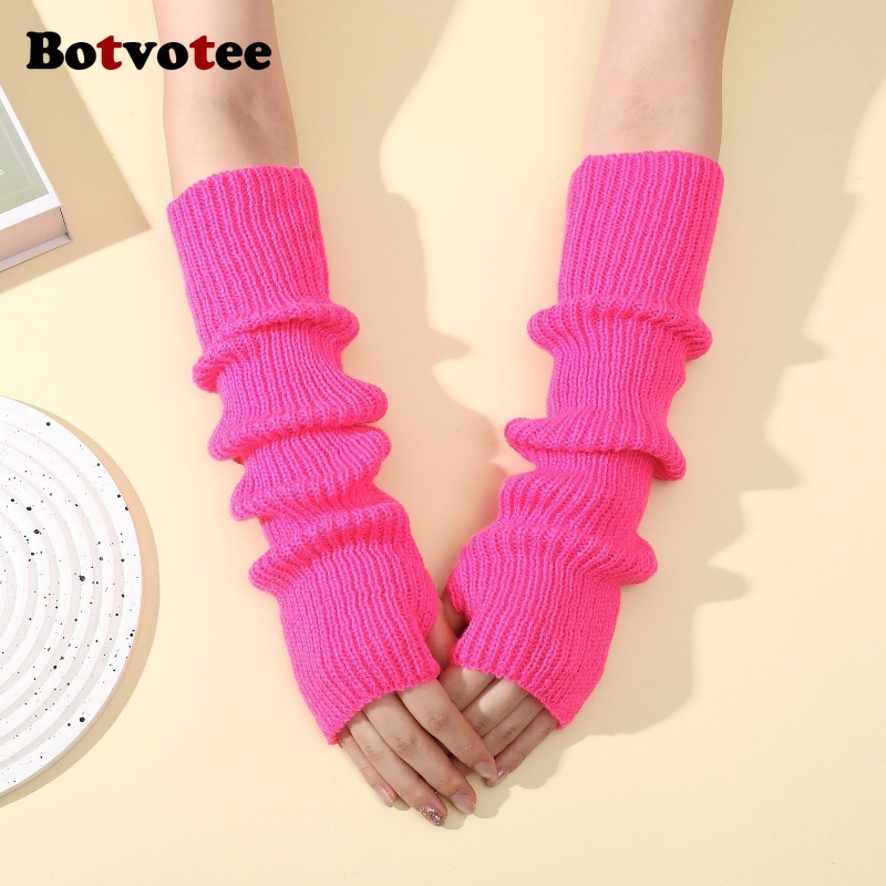 Acessórios Botvotee Y2k, Luvas - Fingerless Glove Knit avaliação e preço