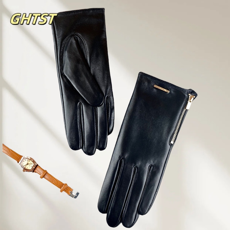 Moda real pele de carneiro luv - Leather Driving Glove avaliação e preço